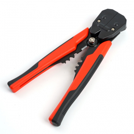 Инструмент для зачистки кабеля и обжима гильз и наконечников 0.2-6мм STEKKER WSC-001 39775