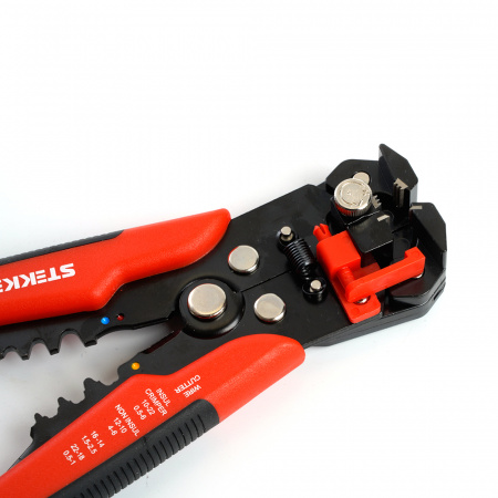 Инструмент для зачистки кабеля и обжима гильз и наконечников 0.2-6мм STEKKER WSC-001 39775