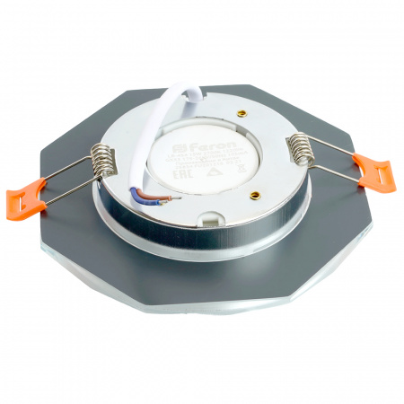 Светильник ДВО-15w GX53 без лампы прозрачный FERON 4020-2 прозр. 20148