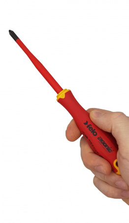 Набор отверток диэлектрических SL/PH/PZ Ergonic E-Slim, отвертка тестер напряжения сети в кейсе, 7 шт Felo 41380736