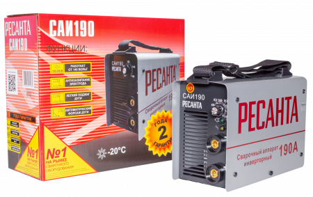 65/2 Инвертор сварочный ММА САИ 190 Ресанта 