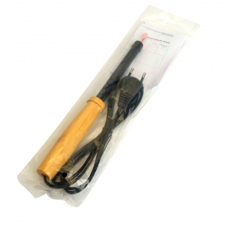 PLE110-30 49983 Паяльник с деревянной ручкой 30W, нихромовый нагреватель, долговечное жало, 230В STEKKER 