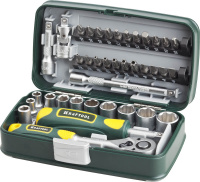 Универсальный набор инструмента 1/4'' 38 предм. UNIVERSAL-38 KRAFTOOL 27970-H38