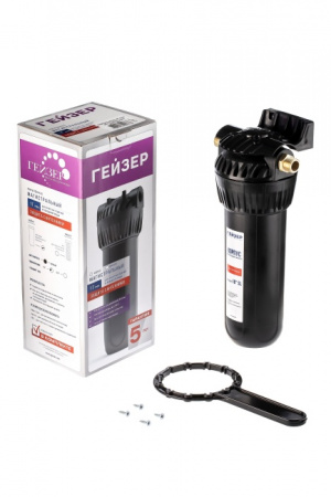 Корпус магистрального фильтра 10х1/2 для горячей воды ГЕЙЗЕР 50541