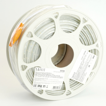 Лента светодиодная LEDх60/м 1м 6w/m 220в IP65 4000К SAFFIT SST20 55244