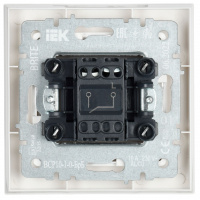 BRITE Выключатель одноклавишный 10А в сборе ВСР10-1-0-БрБ белый IEK BR-V10-0-10-K01-F