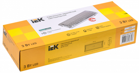 LDPA0-2104-60-K01 Светильник аварийный ДПА 2104 4ч IP20 IEK 