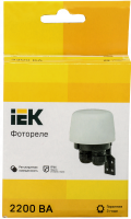 Фотореле ФР 603 максимальная нагрузка 2200ВА IP66 белый IEK LFR20-603-2200-K01