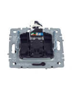 BRITE Розетка компьютерная RJ45 кат.5E РК10-БрЧ черный IEK BR-K10-1-K02