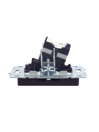 BRITE Розетка компьютерная RJ45 кат.5E РК10-БрЧ черный IEK BR-K10-1-K02