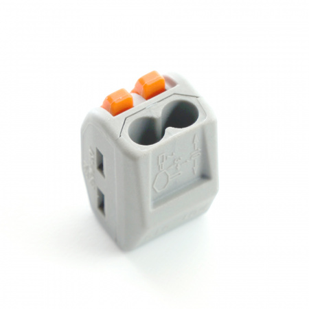 Клемма монтажная 2-проводная, STEKKER LD222-412 32396