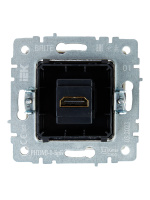 BRITE Розетка HDMI РHDMI-0-БрБ белый IEK BR-H10-K01