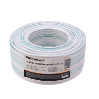 Кабель коаксиальный PROconnect SAT 703 B, CCS/Al/Al, 75%,75 Ом,бухта 100 м,белый REXANT 01-2431-2