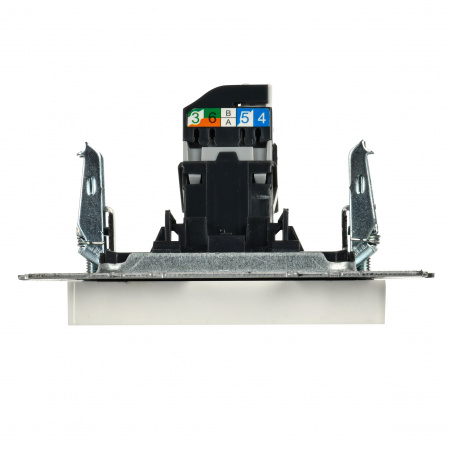 BRITE Розетка компьютерная RJ45 кат.5E РК10-БрБ белый IEK BR-K10-1-K01