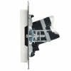 BRITE Розетка компьютерная RJ45 кат.5E РК10-БрБ белый IEK BR-K10-1-K01