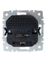 BRITE Розетка 1 пост с заземлением с защитными шторками 16А с USB A+A 5В 3.1А РЮш10-2-БрБ белый IEK BR-R14-16-U21-D31-K01