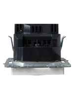 BRITE Розетка 1 пост с заземлением с защитными шторками 16А с USB A+A 5В 3.1А РЮш10-2-БрБ белый IEK BR-R14-16-U21-D31-K01