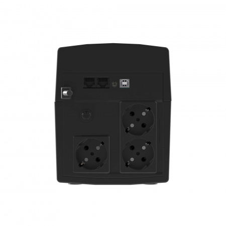 Источник бесперебойного питания line-interactive, Info LCD 1500 ВА/900 Вт, 1/1, 3xSchuko, USB + RJ45, LCD, 2х8Aч DKC INFOLCD1500S