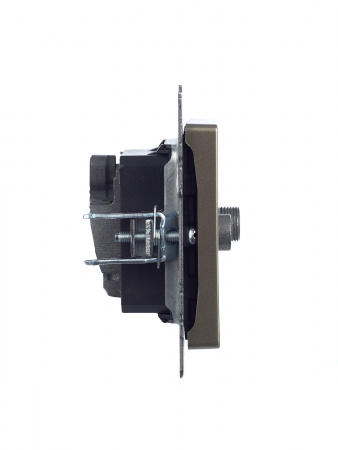 BRITE Розетка двойная TV+SAT РТВ/РСп12-БрШ шампань IEK BR-AF20-O-K37