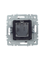 BRITE Розетка двойная TV+SAT РТВ/РСп12-БрШ шампань IEK BR-AF20-O-K37