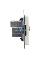 BRITE Розетка TV проходная РТВ10-0-БрЖ жемчуг IEK BR-A10-P-K36