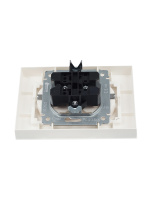 BRITE Розетка двойная с заземлением без защитных шторок 16А в сборе РС12-3-БрЖ жемчуг IEK BR-R21-16-K36-F