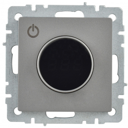 BRITE Термостат электронный с индикацией ТС10-1-БрС сталь IEK BR-RT11-K46