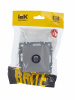 BRITE Розетка TV проходная РТВ10-0-БрА алюминий IEK BR-A10-P-K47