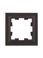 BRITE Рамка 1 пост РУ-1-БрТБ темная бронза IEK BR-M12-K45