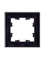 BRITE Рамка 1 пост РУ-1-БрТБ темная бронза IEK BR-M12-K45