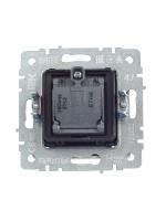 BRITE Розетка двойная TV+SAT РТВ/РСп12-БрА алюминий IEK BR-AF20-O-K47