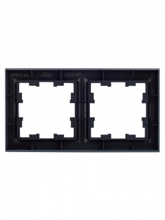 BRITE Рамка 2 поста РУ-2-БрМ маренго IEK BR-M22-K35