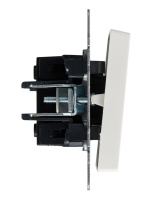 BRITE Выключатель жалюзи 10А ВС10-1-5-БрБ белый IEK BR-V15-0-10-K01