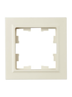 BRITE Рамка 1 пост IP44Р У-1-БрКр-44 бежевый IEK BR-M12-44-K10
