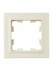 BRITE Рамка 1 пост IP44Р У-1-БрКр-44 бежевый IEK BR-M12-44-K10