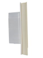 BRITE Рамка 1 пост IP44Р У-1-БрКр-44 бежевый IEK BR-M12-44-K10