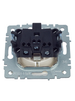 BRITE Розетка с заземлением без защитных шторок 16А РС11-1-0-БрЖ жемчуг IEK BR-R11-16-K36