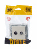 BRITE Розетка двойная TV+SAT РТВ/РСп12-БрЖ жемчуг IEK BR-AF20-O-K36