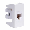 45058 VIVA Розетка компьютерная RJ45 категория 6 1      модуль белая DKC 