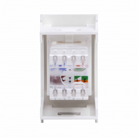 45058 VIVA Розетка компьютерная RJ45 категория 6 1      модуль белая DKC 