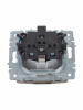 BRITE Розетка с заземлением с защитными шторками и крышкой 16А IP44 РСбш10-3-44-БрШ шампань IEK BR-R16-16-44-K37