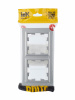 BRITE Рамка 2 поста IP44 РУ-2-БрА-44 алюминий IEK BR-M22-44-K47