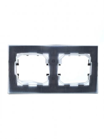 BRITE Рамка 2 поста IP44 РУ-2-БрШ-44 шампань IEK BR-M22-44-K37
