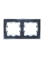 BRITE Рамка 2 поста IP44 РУ-2-БрШ-44 шампань IEK BR-M22-44-K37