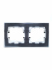 BRITE Рамка 2 поста IP44 РУ-2-БрШ-44 шампань IEK BR-M22-44-K37