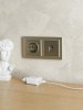 BRITE Рамка 2 поста IP44 РУ-2-БрШ-44 шампань IEK BR-M22-44-K37