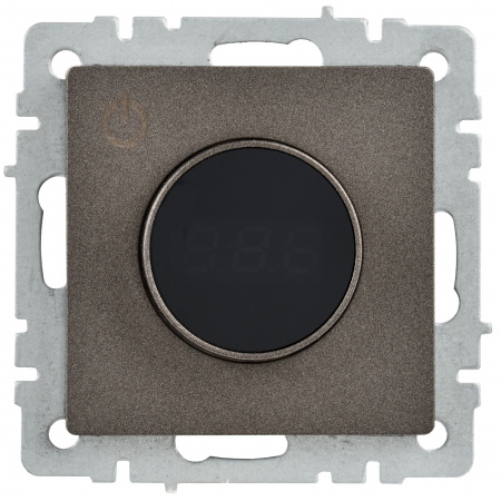 BRITE Термостат электронный с индикацией ТС10-1-БрТБ темная бронза IEK BR-RT11-K45