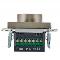 BRITE Термостат электронный с индикацией ТС10-1-БрШ шампань IEK BR-RT11-K37