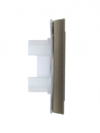 BRITE Рамка 1 пост IP44 РУ-1-БрШ-44 шампань IEK BR-M12-44-K37