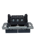 BRITE Выключатель двухклавишный проходной 10А ВС10-2-6-БрМ маренго IEK BR-V22-0-10-K35